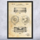 Shuffleboard Weight Patent Wall Art