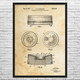Shuffleboard Weight Patent Wall Art