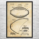 Football Patent Wall Art