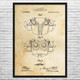 Football Pads Patent Wall Art