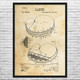 Catchers Mitt Patent Wall Art