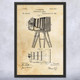 Vintage Camera Patent Wall Art