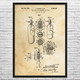 Diving Air Tank Patent Wall Art