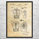 Moka Pot Patent Wall Art