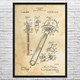 Crescent Wrench Patent Wall Art