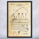 Fishing Rod Patent Wall Art