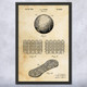 Tennis Ball Patent Wall Art
