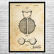 Kettle Bell Patent Wall Art