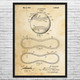 Baseball Patent Wall Art