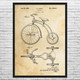 Tricycle Patent Wall Art