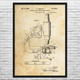Microscope Patent Wall Art