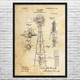 Windmill Patent Wall Art
