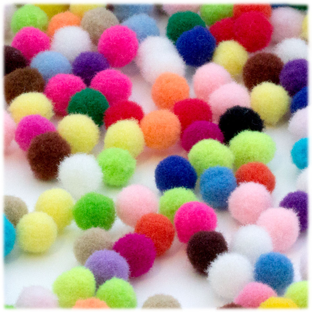 Colorations® Glitter Pom-Poms - 300 Pieces