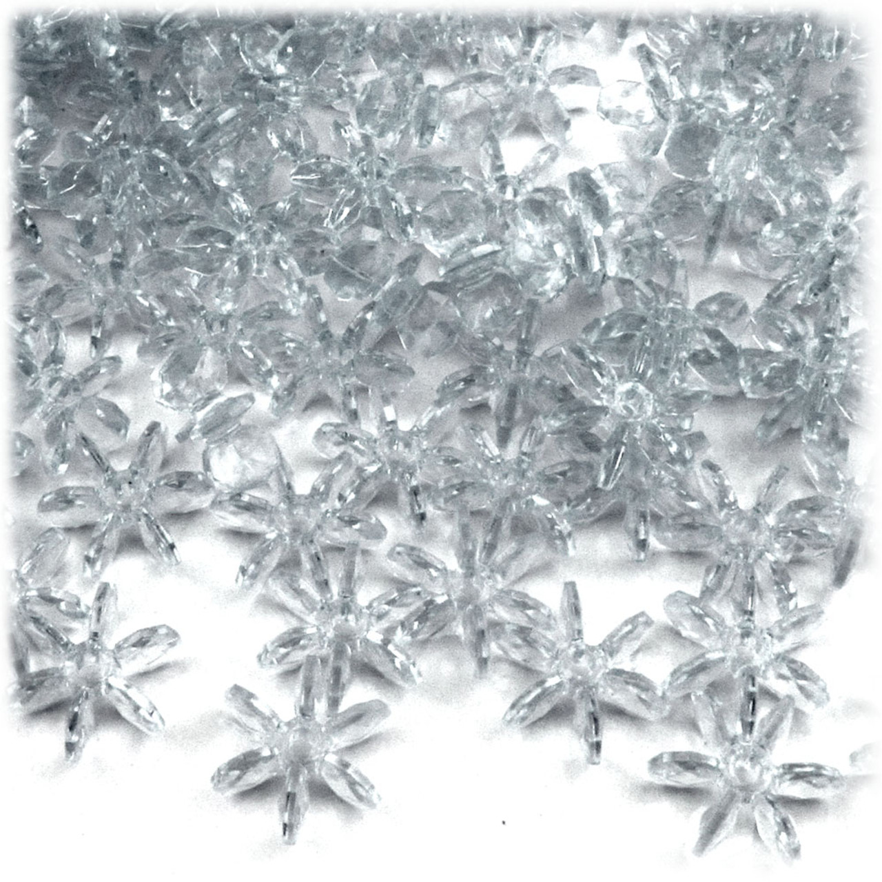 Clear Snowflake Beads – USA Silicone Bead Supply Princess Bead Supply