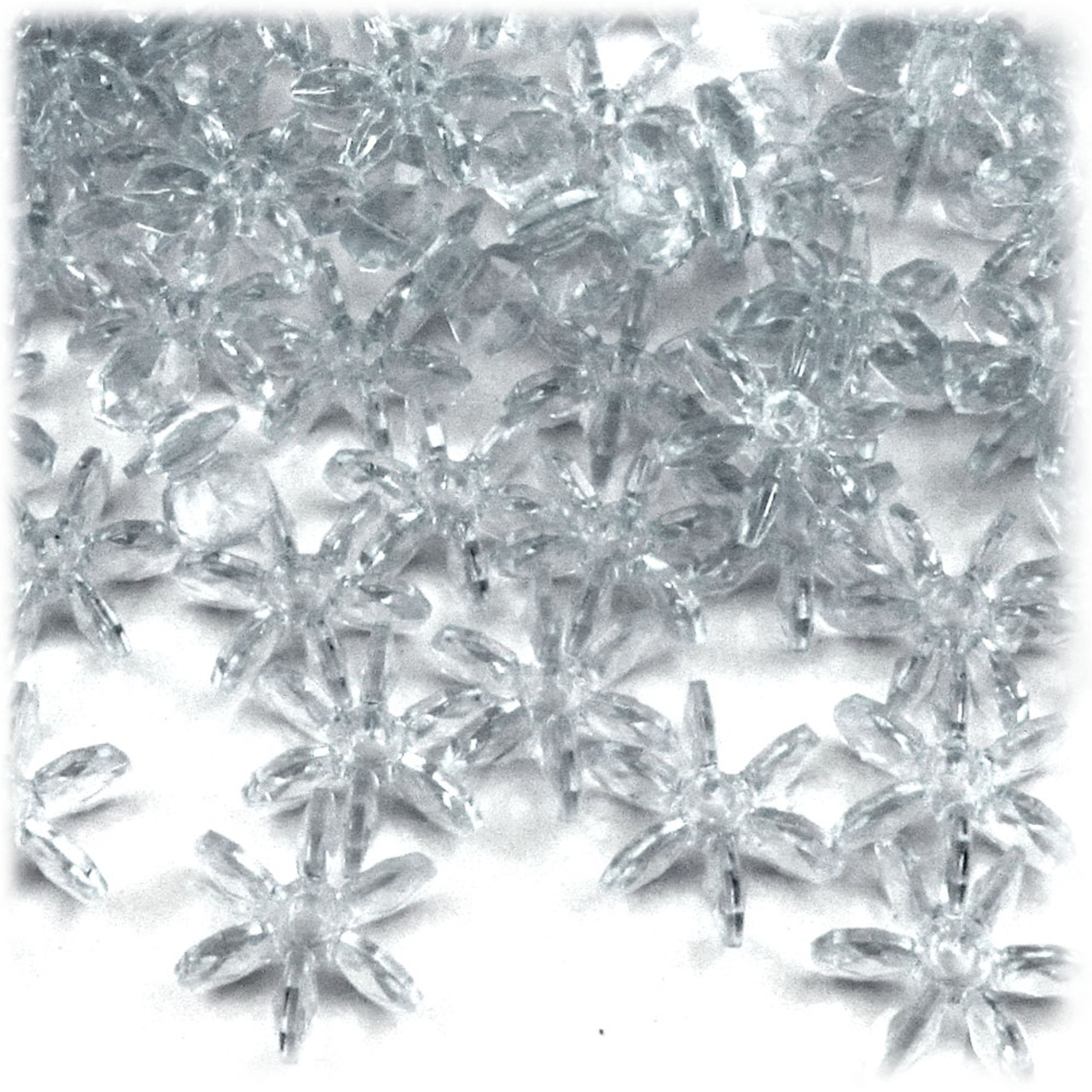  Plastic Snowflakes