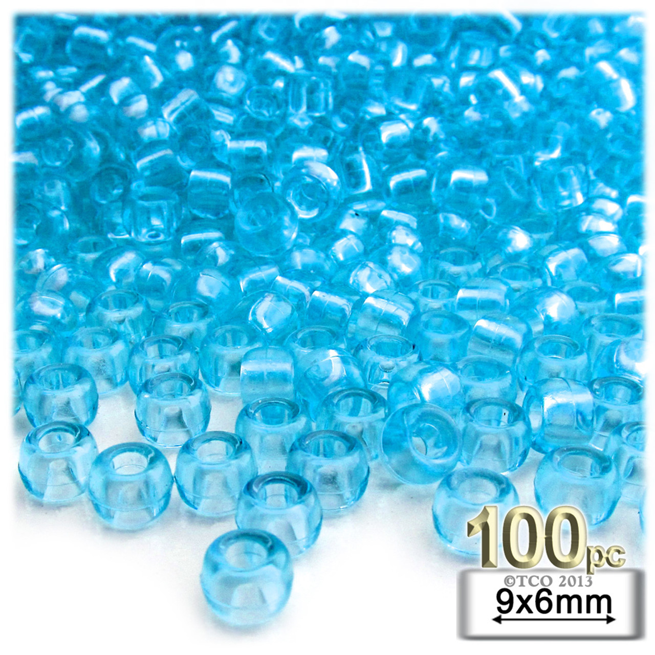 Lot of 50 6mm Czech glass pony beads, Transparent medium Sapphire blue –  Glorious Glass Beads