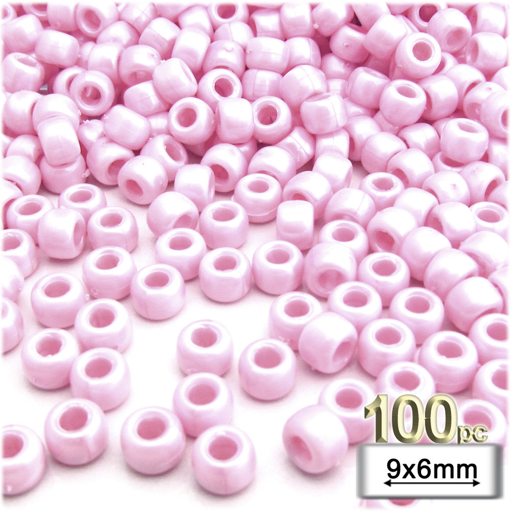 Pony Beads 9x6mm Dark Brown 100pc Kids Hair Toy Jewellery DIY Fun - Foto 9