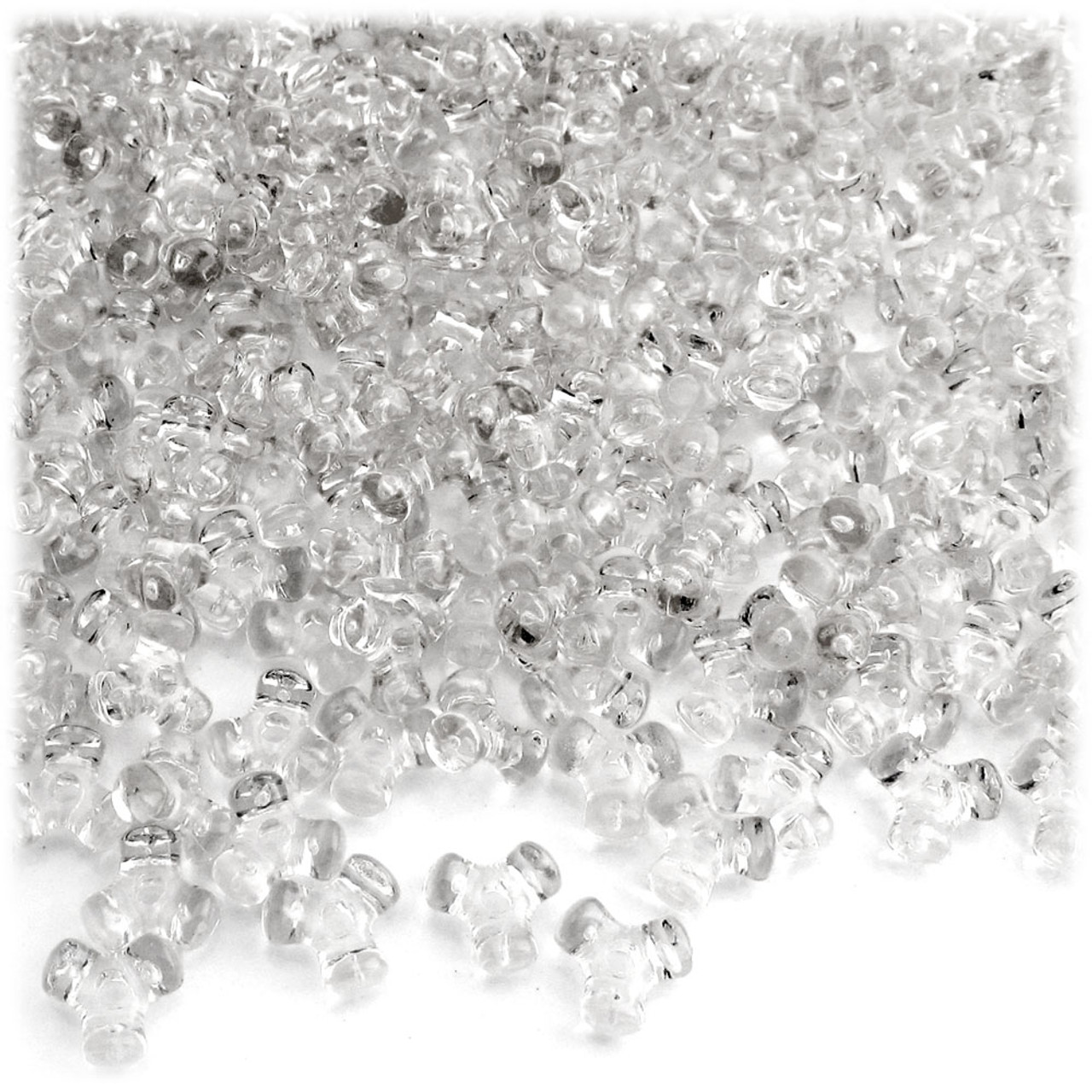 Clear Glass Beads, 10mm Smooth Round