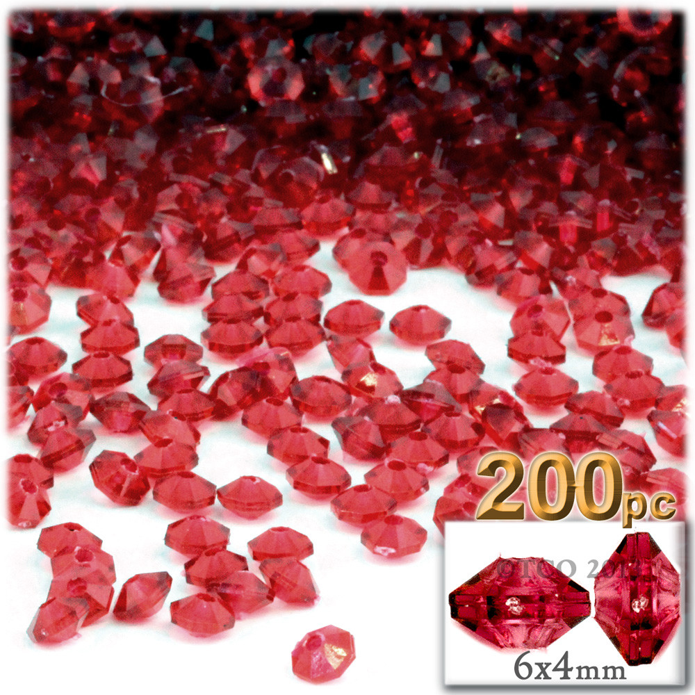 Download Plastic Rondelle Beads Transparent 6mm 200 Pc Christmas Red Crafts Outlet Yellowimages Mockups