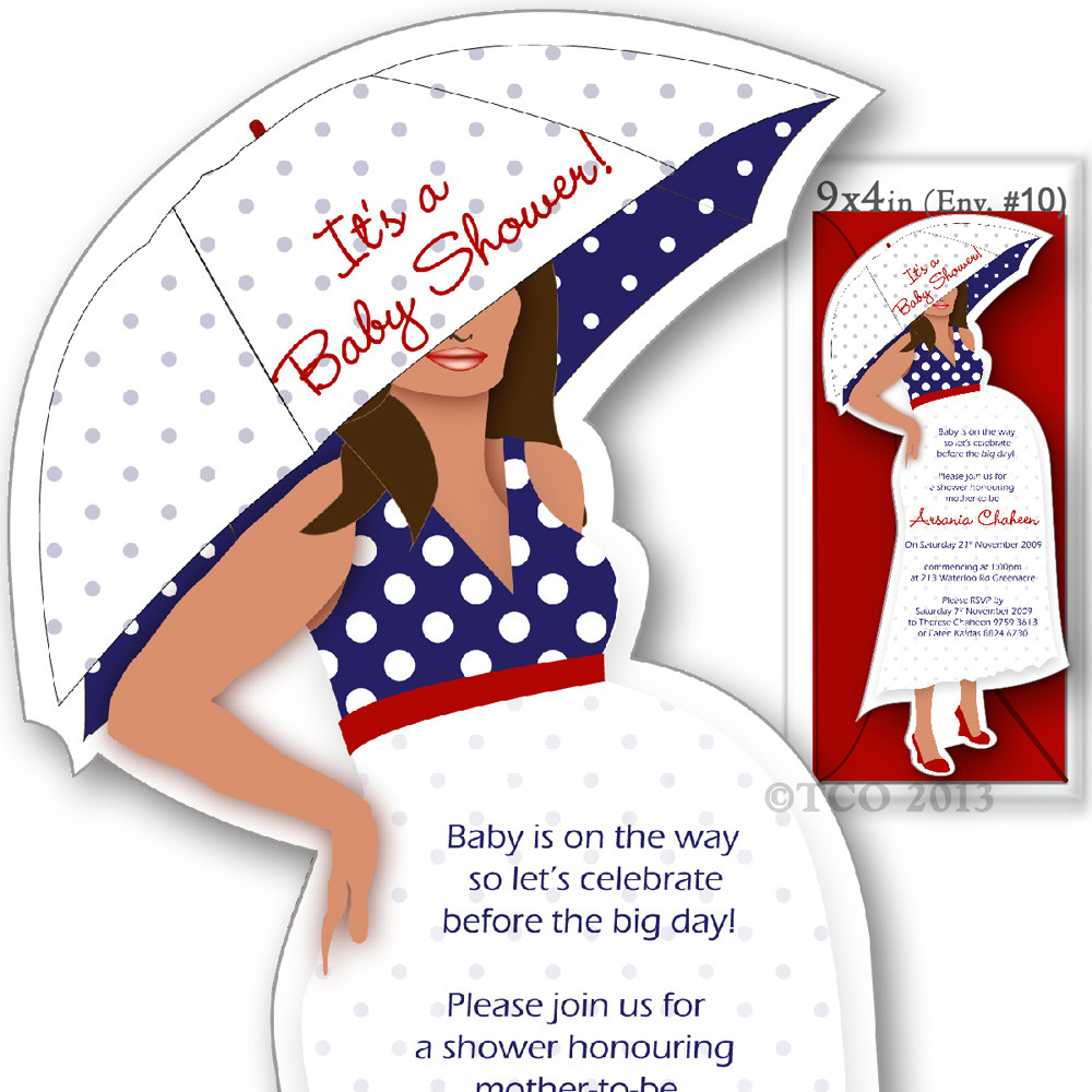 One Baby Shower Invitations Mod Mom Poke A Dot Navy Crafts Outlet