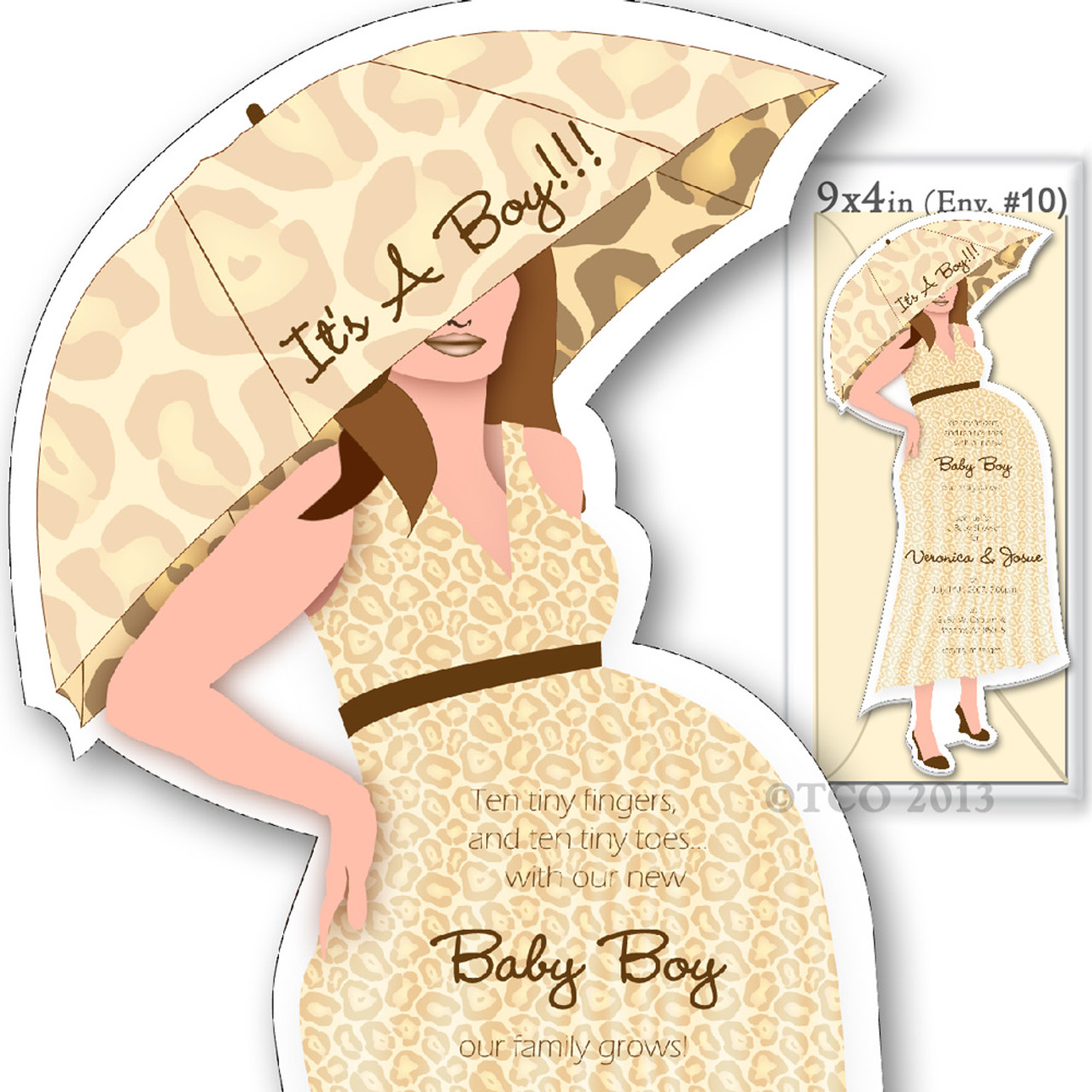 One Baby Shower Invitations Mod Mom Lepoard Pattern In Cream One One Baby Shower Invitations Mod Mom Lepoard Pattern In Cream One