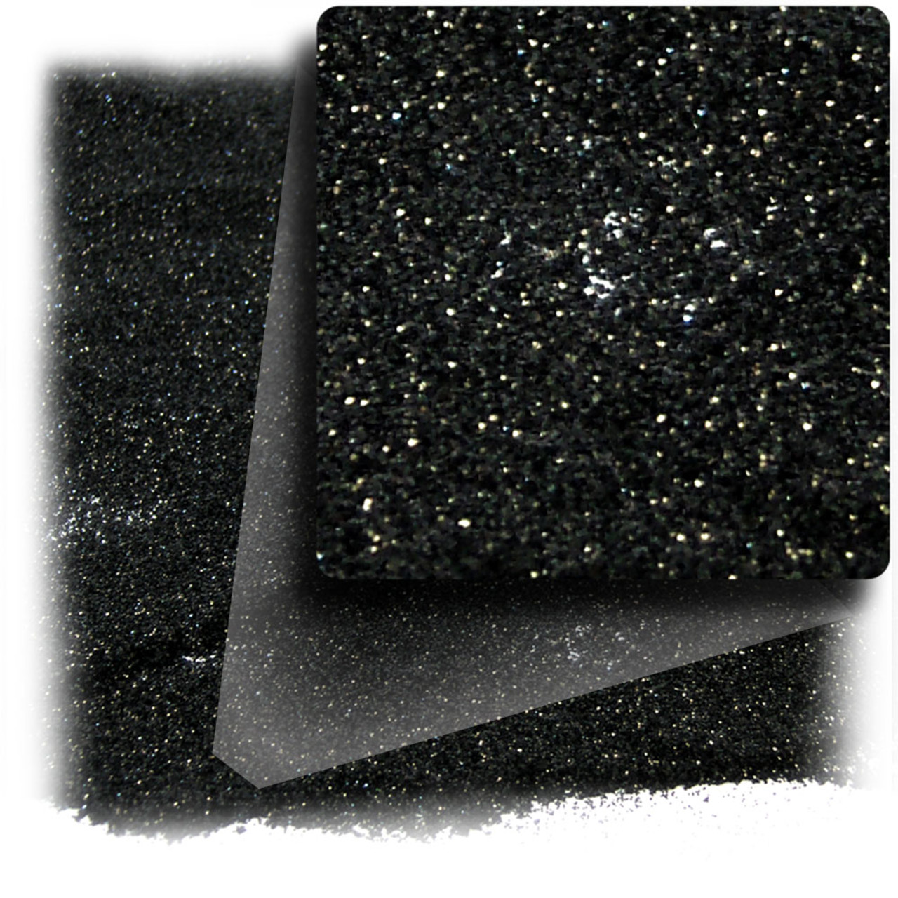 Black Fine Glitter