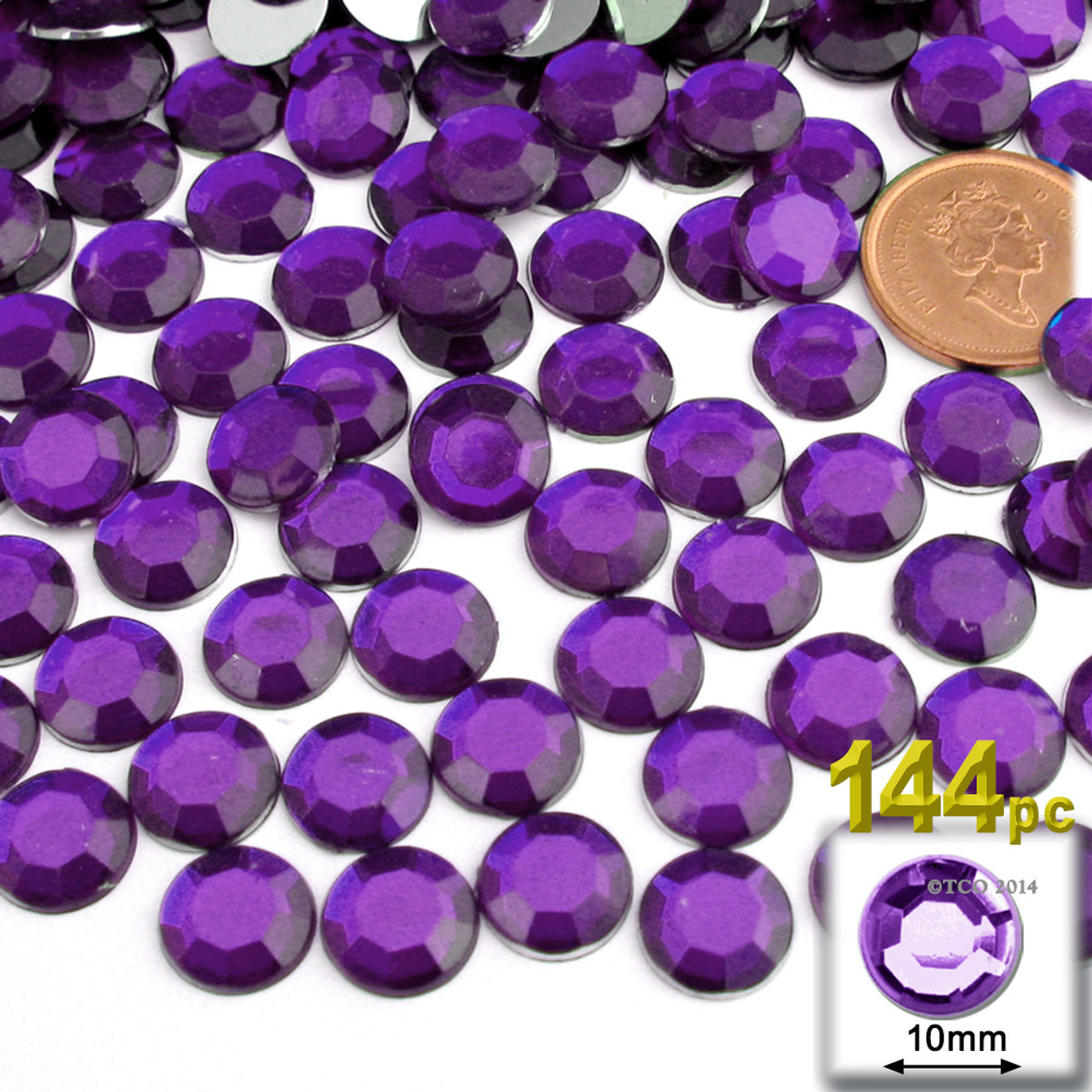 Amethyst Purple Rhinestones Flatback Hotfix Strass Glitter - Temu