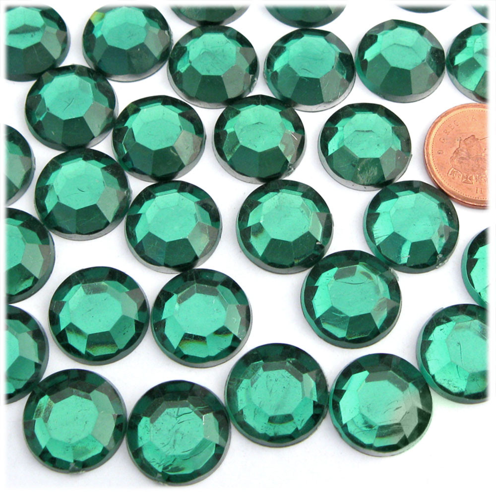 Flawless Emerald Rhinestones - Flat back, non-hot fix quality rhinestones in various sizes main image 1