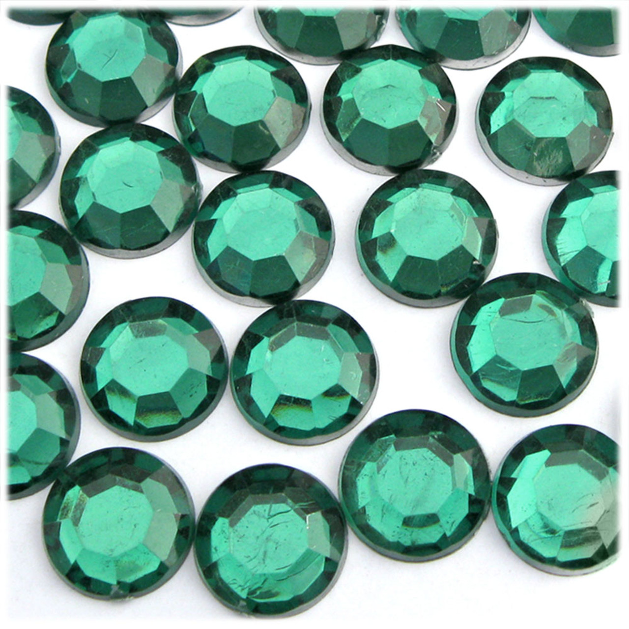 Dark Green (Emerald glass rhinestones)