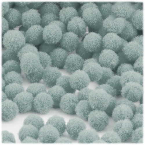 Acrylic Pom Pom, 12mm, 500-pc, Gray