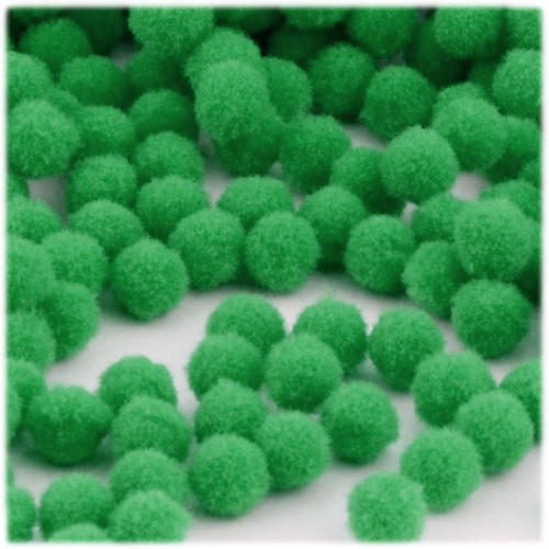 Acrylic Pom Pom, 12mm, 500-pc, Light Green