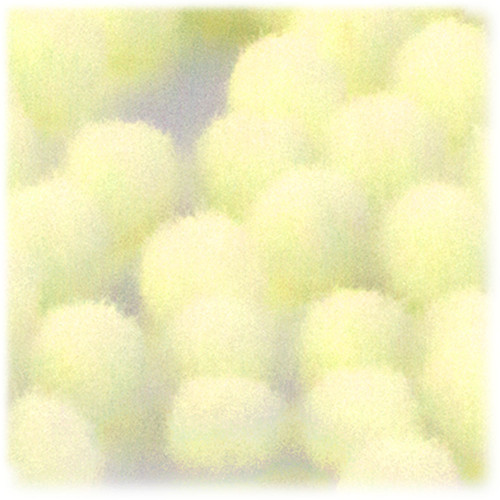 Acrylic Pom Pom, 25mm, 10-pc, Light Yellow