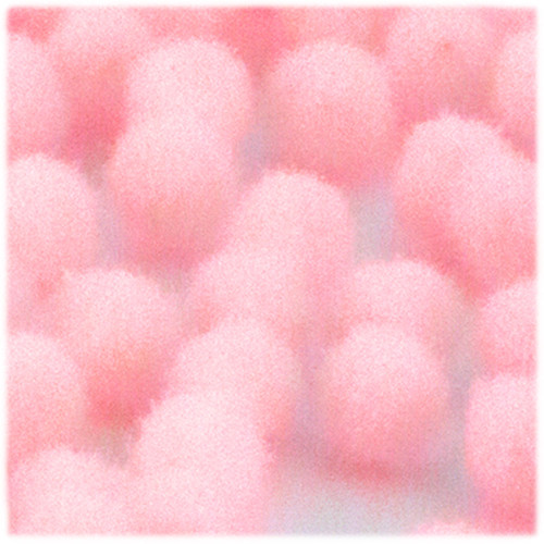 Acrylic Pom Pom, 25mm, 25-pc, Light Pink