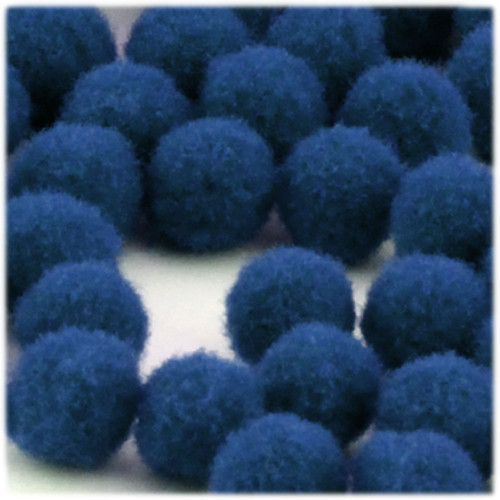 Acrylic Pom Pom, 25mm, 500-pc, Royal Blue