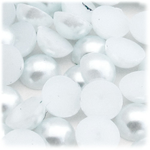 Half Dome Pearl, Plastic beads, 12mm, 1,000-pc, Irish Blue Pearl