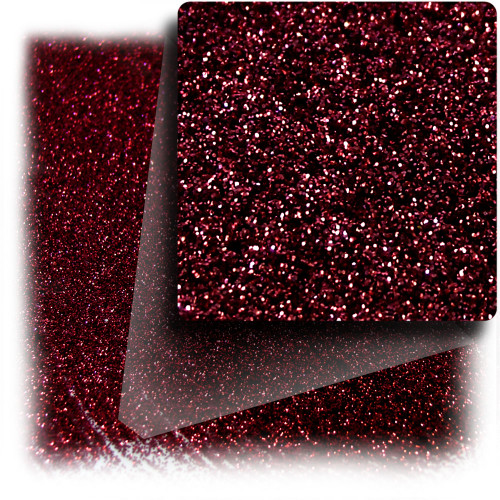 Glitter powder, 8-OZ/224-g, Fine 0.008in, Devil Red