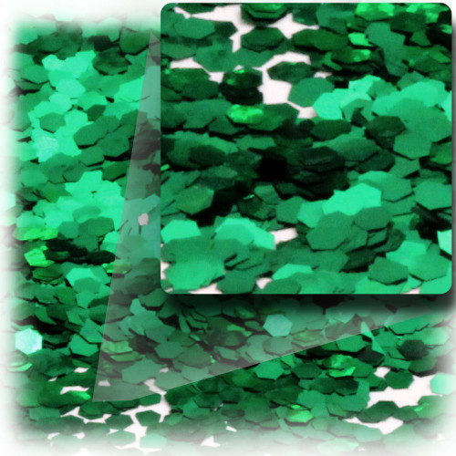 Glitter powder, 1oz/28g, Fine 0.060in, Emerald Green
