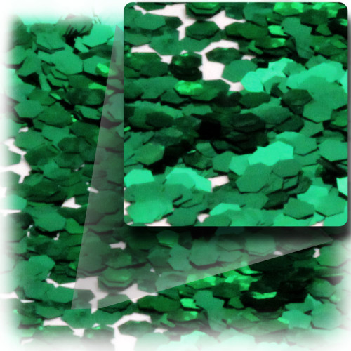 Glitter powder, 4-OZ/112-g, Sequins Glitter 0.100in, Emerald Green