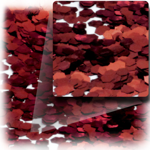 Glitter powder, 1oz/28g, Sequins Glitter 0.100in, Rich Red