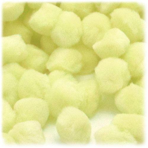 Acrylic Pom Pom, 38mm, 25-pc, Light Yellow