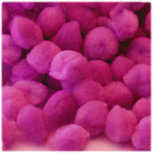 Acrylic Pom Pom, 38mm, 1,000-pc, Neon Pink