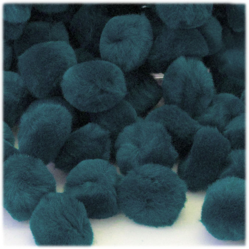 Acrylic Pom Pom, 38mm, 25-pc, Ocean Blue