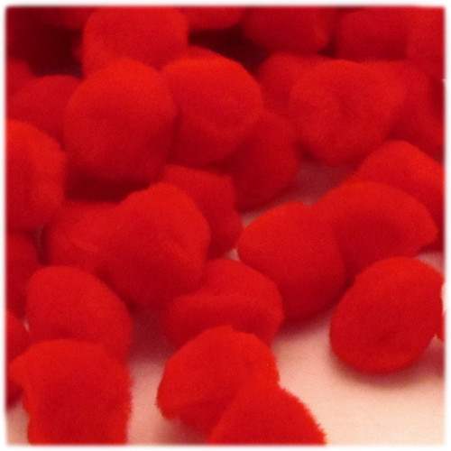 Acrylic Pom Pom, 38mm, 1,000-pc, Red