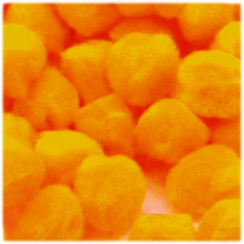 Acrylic Pom Pom, 51mm, 25-pc, Sun Yellow