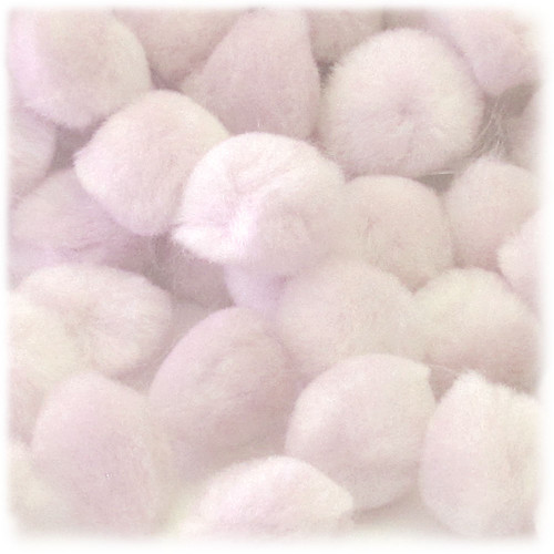 Acrylic Pom Pom, 51mm, 50-pc, Cream