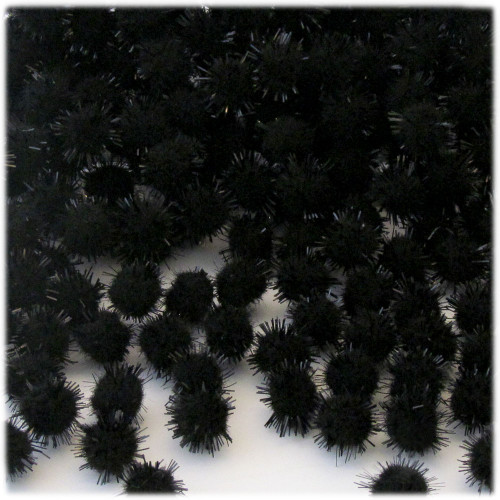 Pom Pom, 12mm, 1,000-pc, Black