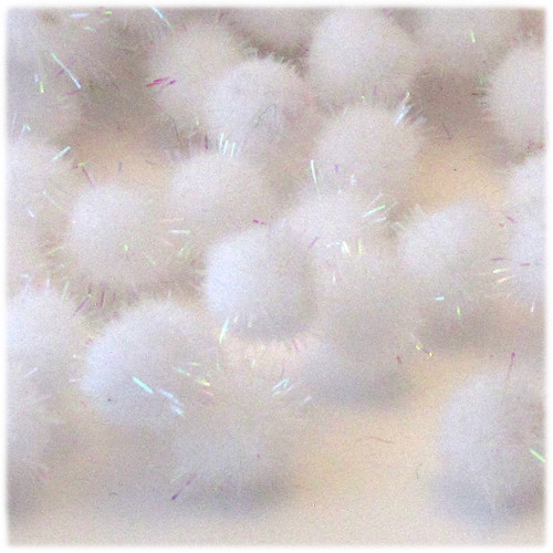 Pom Pom, 25mm-, 1,000-pc, White