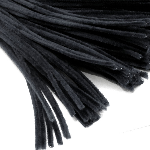 Stems, Polyester, 12-in, 10-pc, Black Stems, Polyester, 12-in, 10-pc, Black