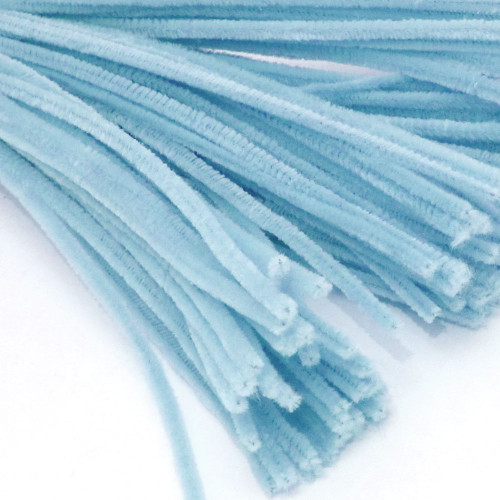 Stems, Polyester, 12-in, 10-pc, Light Blue Stems, Polyester, 12-in, 10-pc, Light Blue