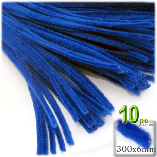 Stems, Polyester, 12-in, 10-pc, Royal Blue
